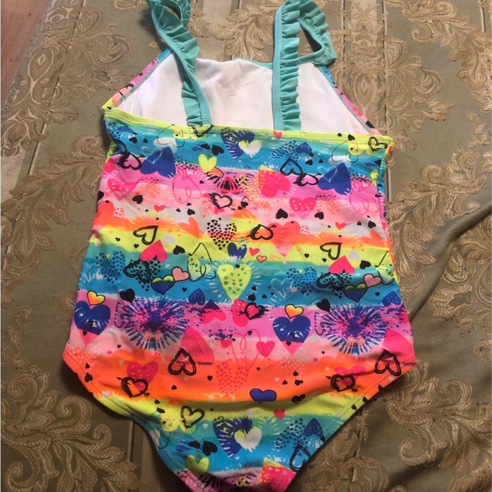 🌹Wonder nation vibrant graffiti one piece bathing suit - Picture 2 of 3